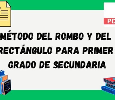 Método del rombo y del rectángulo para primer grado de secundaria